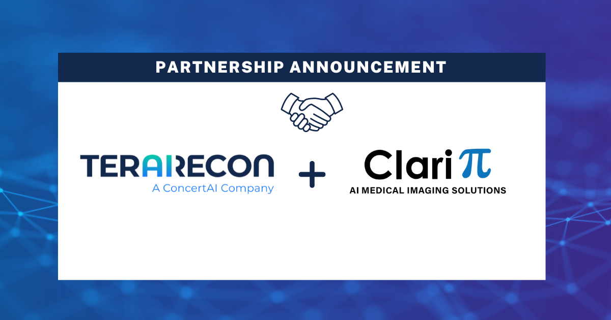 ConcertAI's TeraRecon Partners with ClariPi to Integrate AI Solutions for Comprehensive Medical Imaging on Eureka Clinical AI Platform