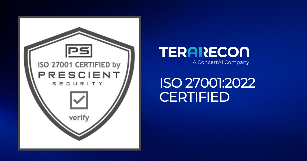 ConcertAI’s TeraRecon Receives ISO 27001 Certification