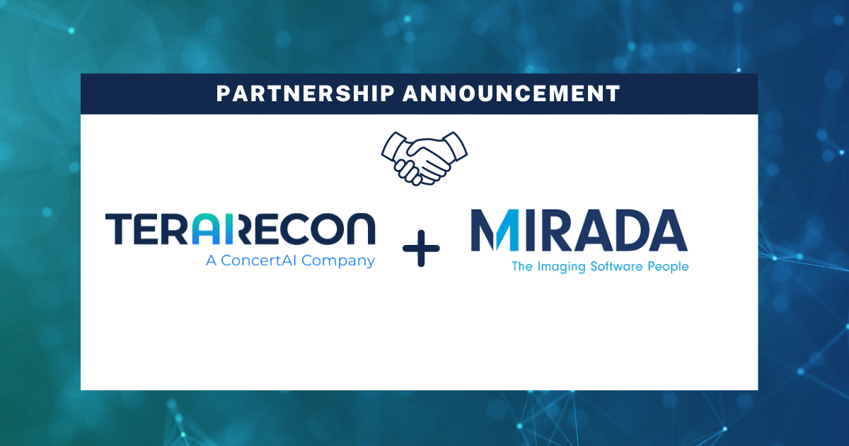 ConcertAI's TeraRecon Adds Mirada Medical to its AI Partner Program and Comprehensive Oncology Imaging Solutions