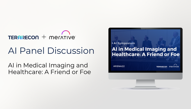 RSNA22-AI Panel Discussion - graphic with computer