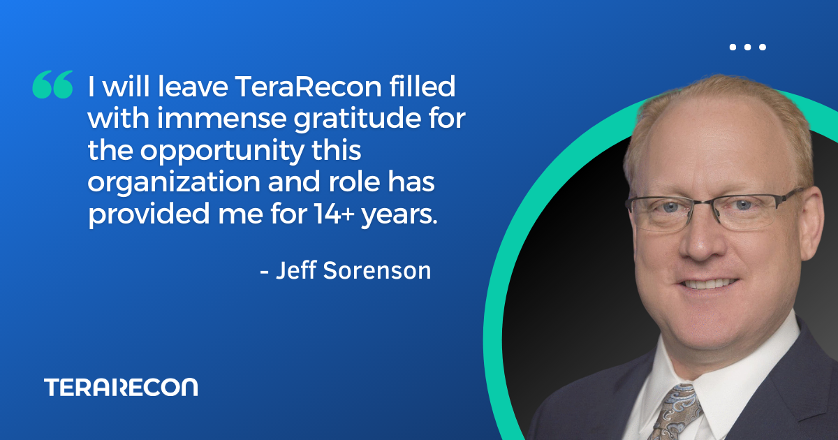 TeraRecon CEO Jeff Sorenson To Depart, Dr. Romesh Wadhwani To Serve As Interim CEO